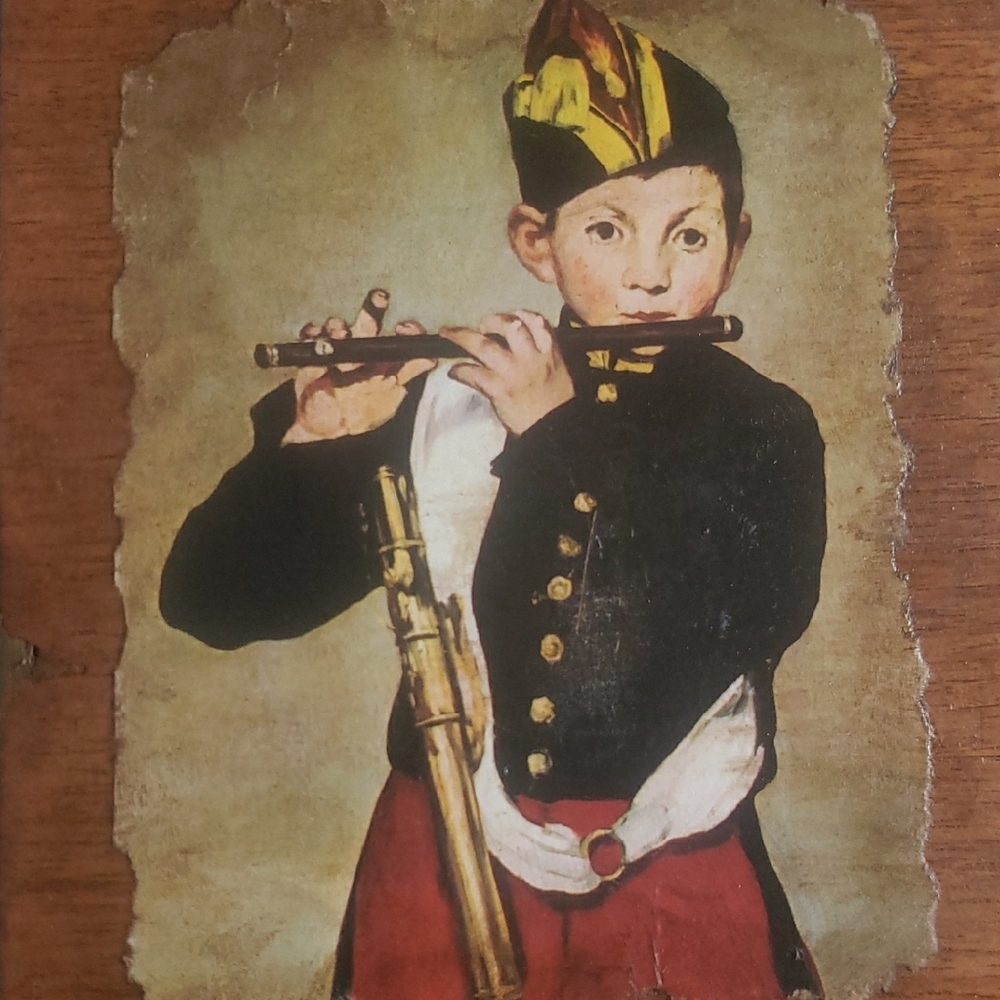 Manet's "The Fifer" Vintage Musician Art Print Reproduction